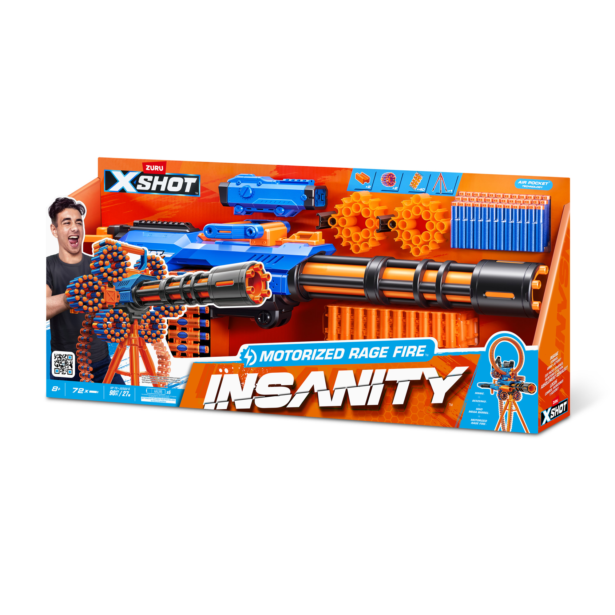 XSHOT Insanity - Rage Fire, Dartblaster