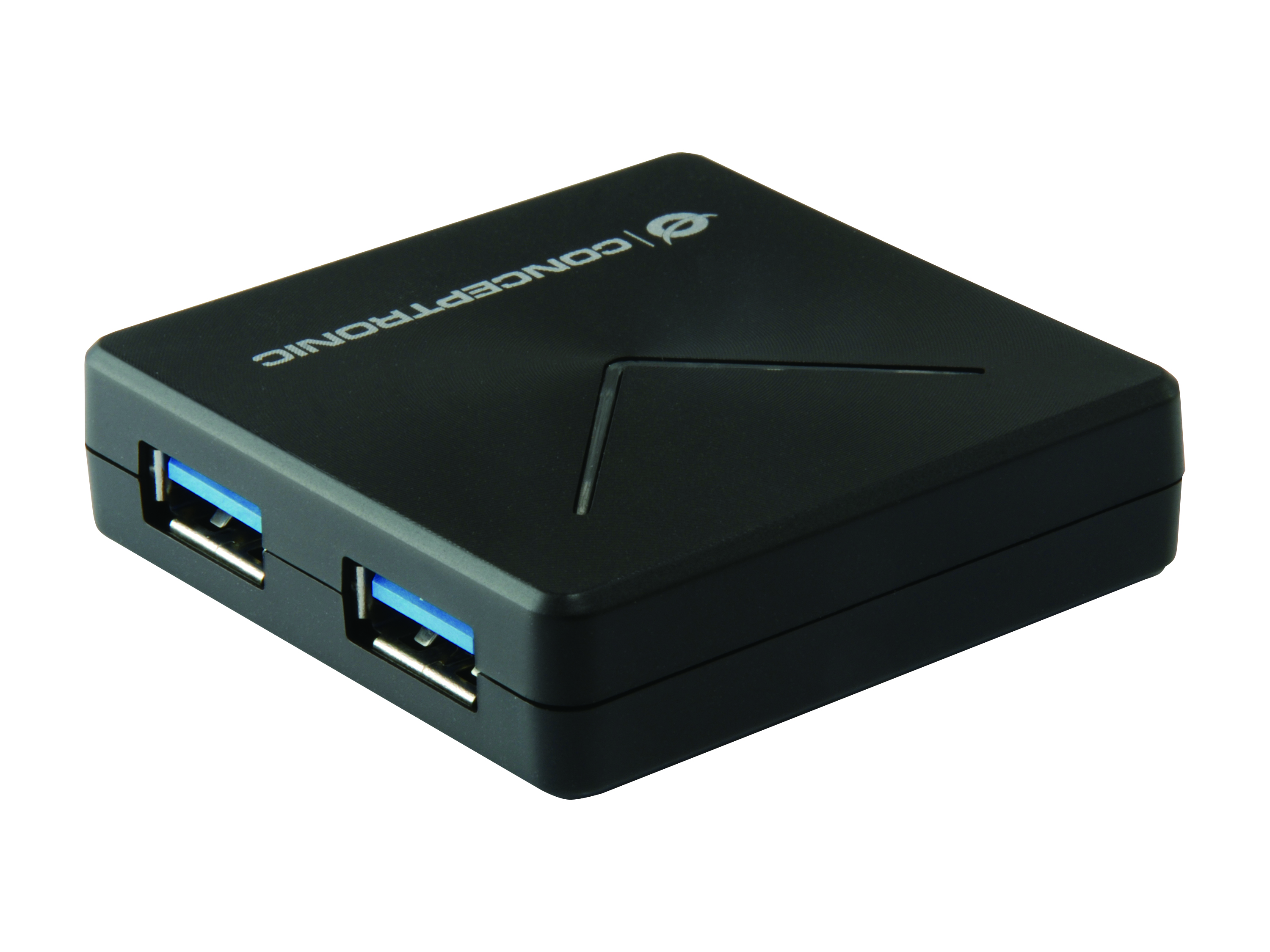 CONCEPTRONIC 4-Port Hub USB-A3.0/Mini-B ->4xA3.0 o.Netz. sw