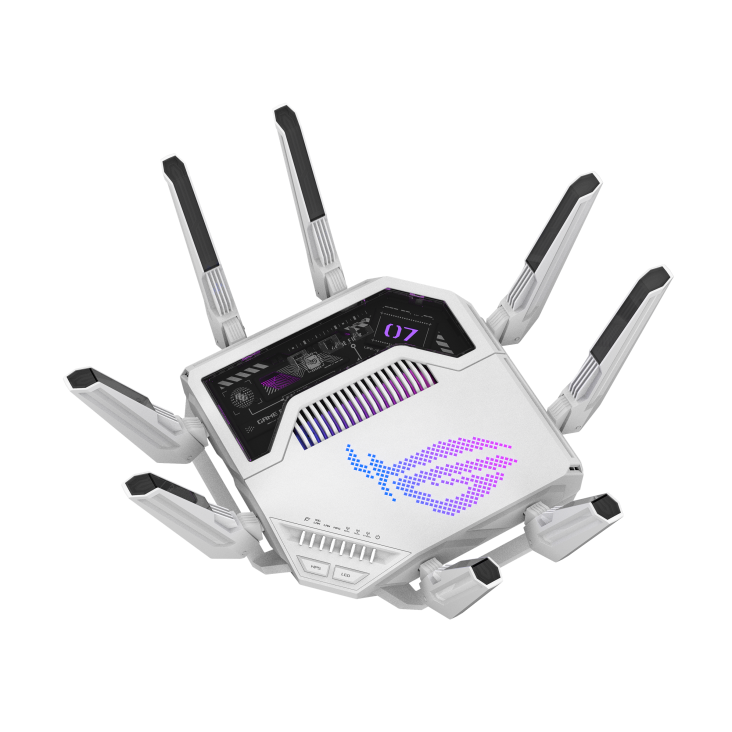 ASUS WL-Router ROG-Rapture GT-BE19000 Tri-Band WiFi7 weiß