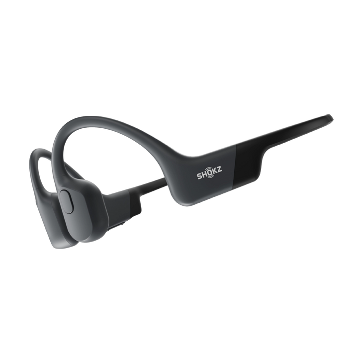 SHOKZ OPENRUN BLACK OPEN-EAR SPORTS HEADSET WITH USB-C CHARGI