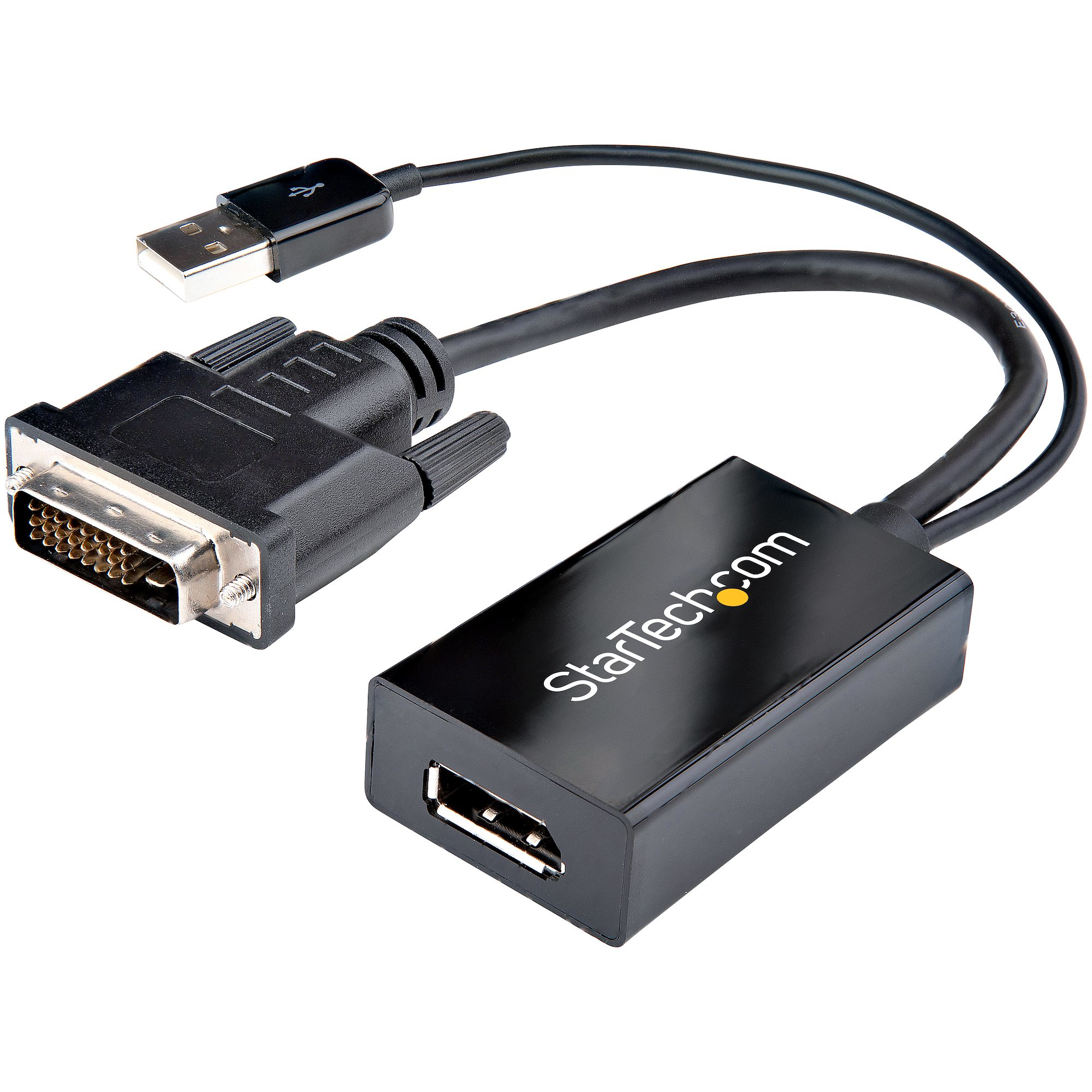 STARTECH.COM DVI to DisplayPort Adapter with USB Power - 1920 x 1200