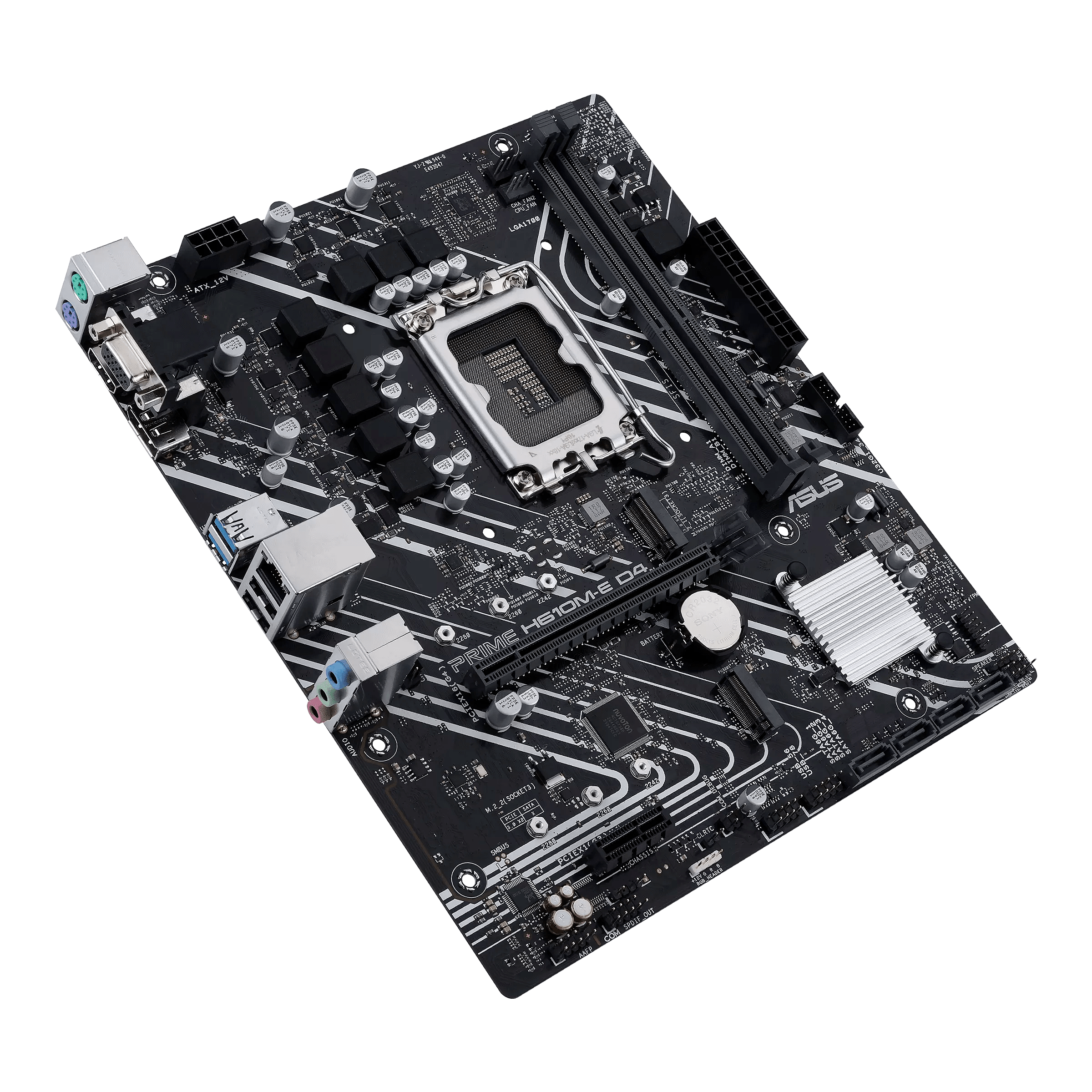 ASUS PRIME H610M-E D4-CSM LGA1700 mATX MB 2xDDR4 4xSATA 2xM.2