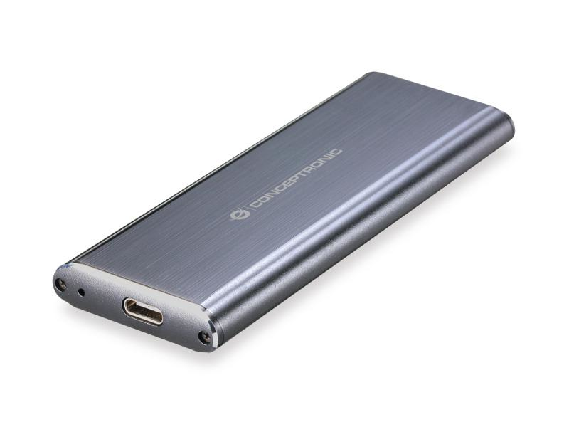 CONCEPTRONIC SSD Gehäuse B-Key M.2->B/B+M-Key/USB-C/A gr