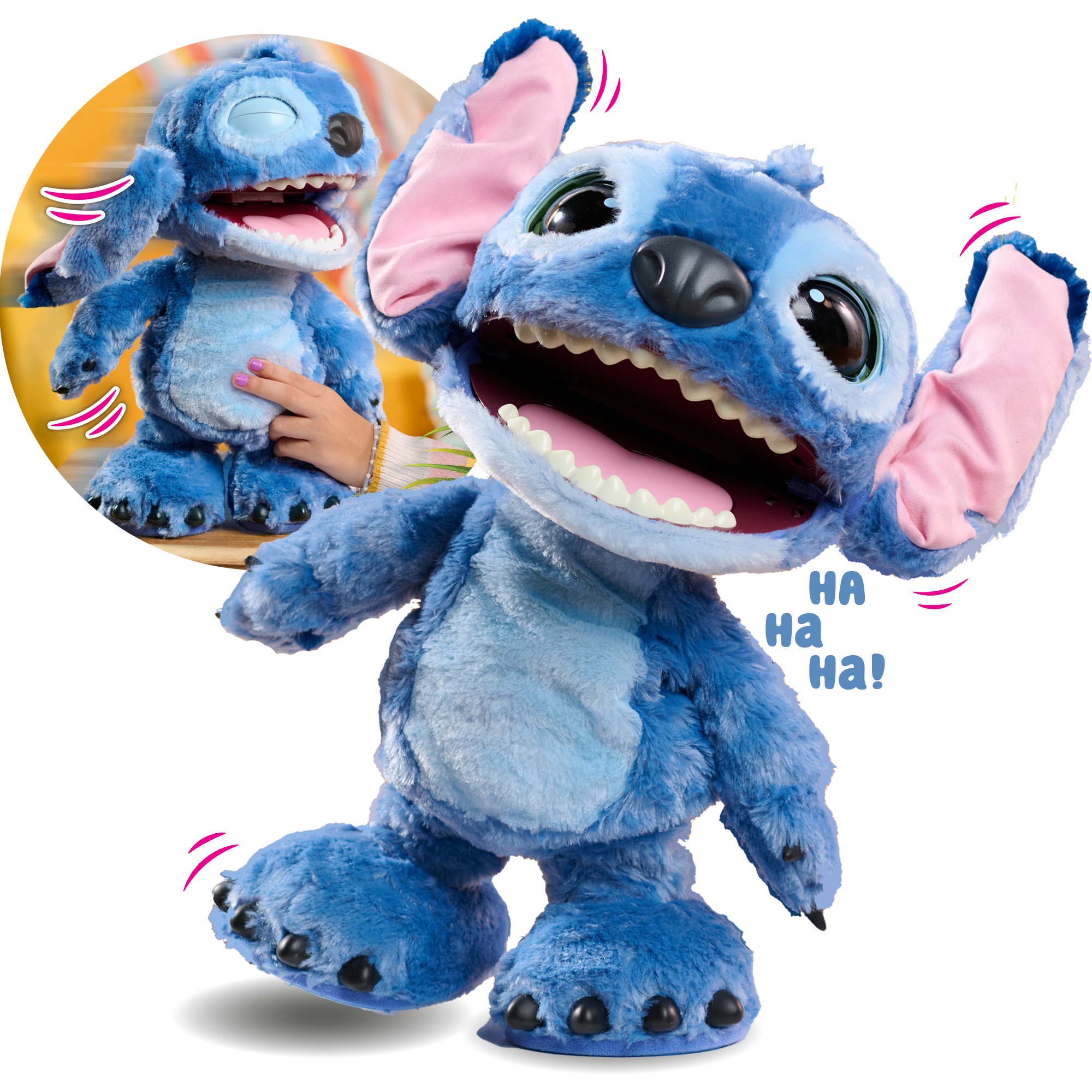 Disney Stitch Ultimate Stitch Interactive Feature Plüschfigur, Kuscheltier