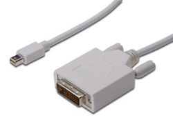 DIGITUS DisplayPortKabel miniDPort->DVI(24+1) St/St 8K 2m1.1 Polybeutel