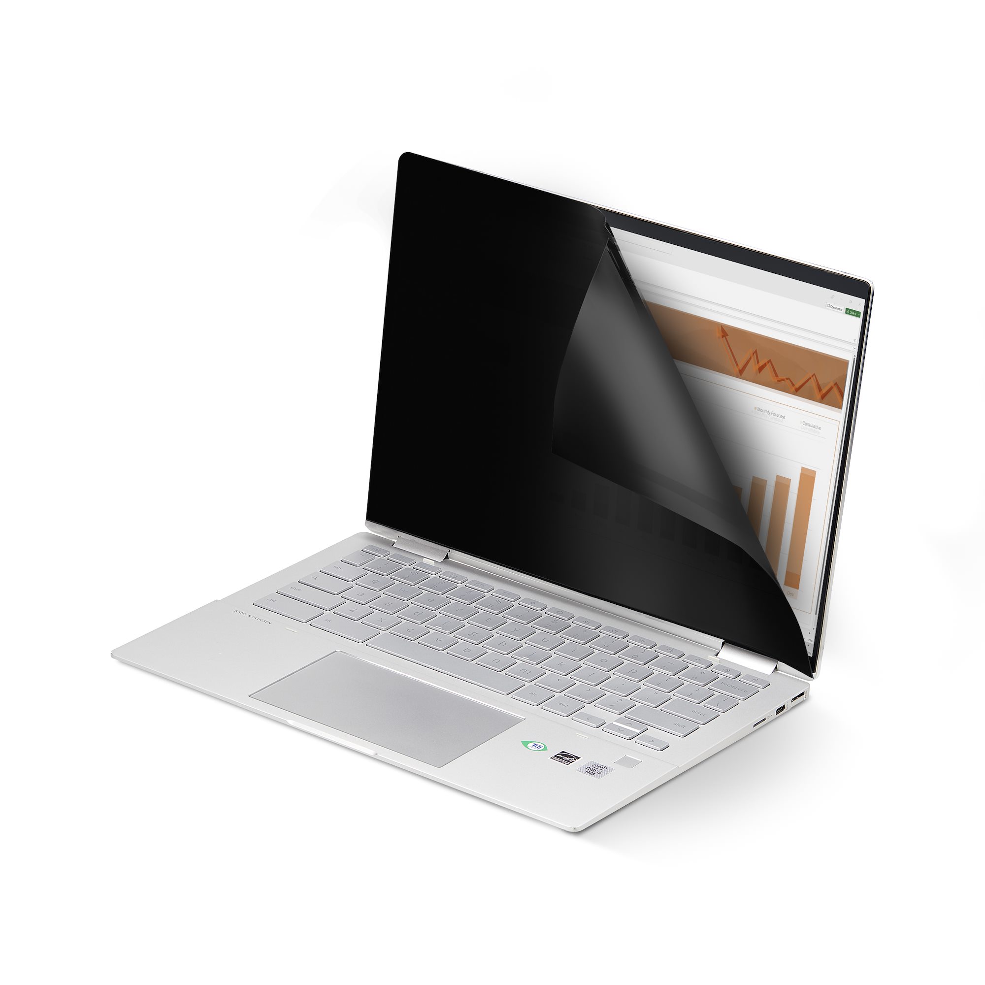 STARTECH.COM 35,56cm 14Zoll 16:10 Touch Blickschutzfilter Laptop Sichtschutzfilter Anti-Glare Blaulichtfilter Flip-Over Blickschutz