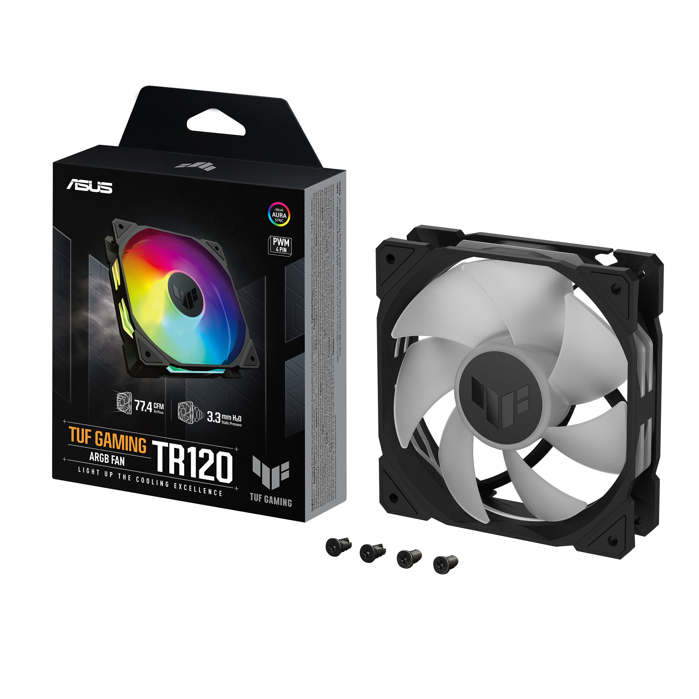 ASUS LÜFTER TUF GAMING TR120 FAN ARGB BLK