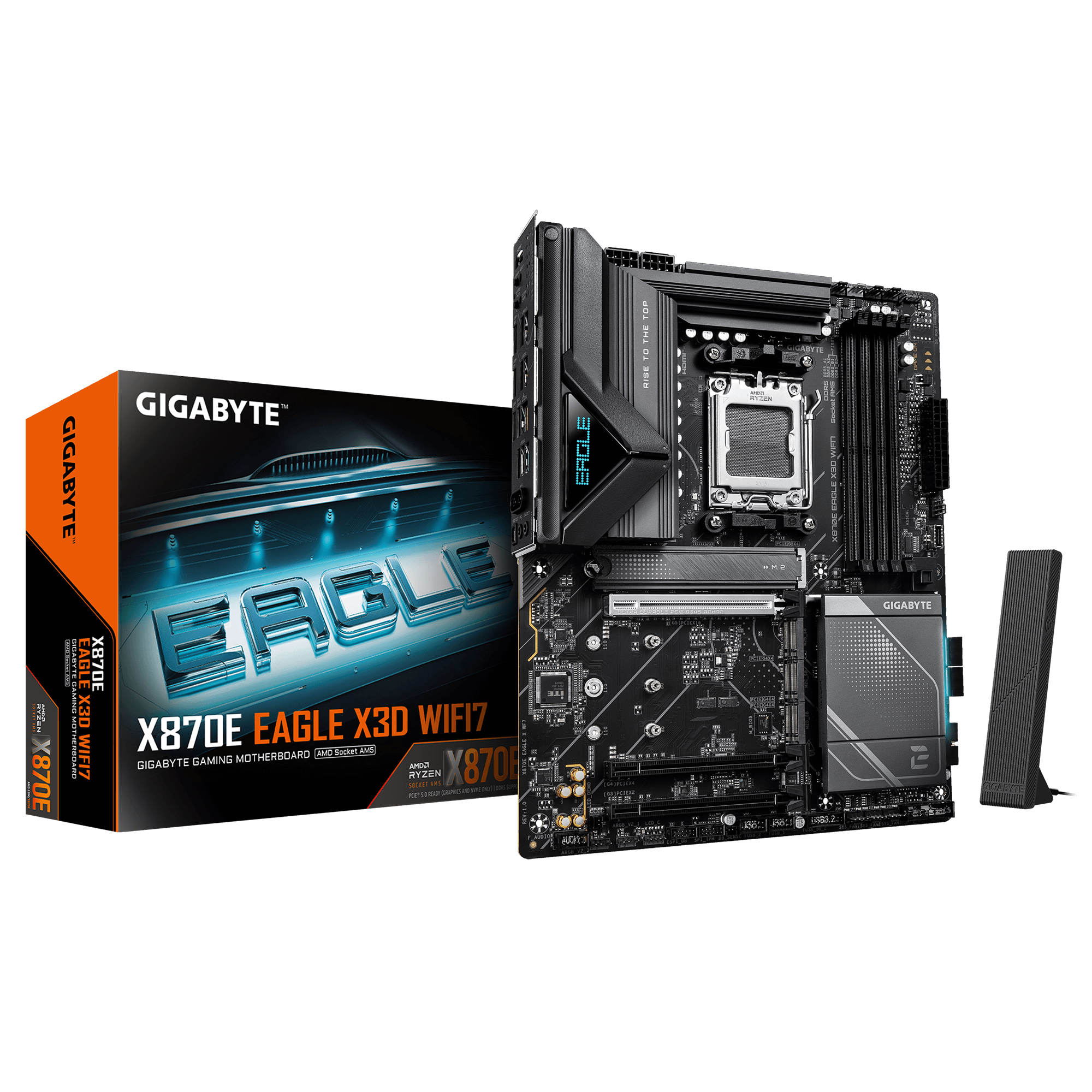 X870E EAGLE X3D WIFI7, Mainboard