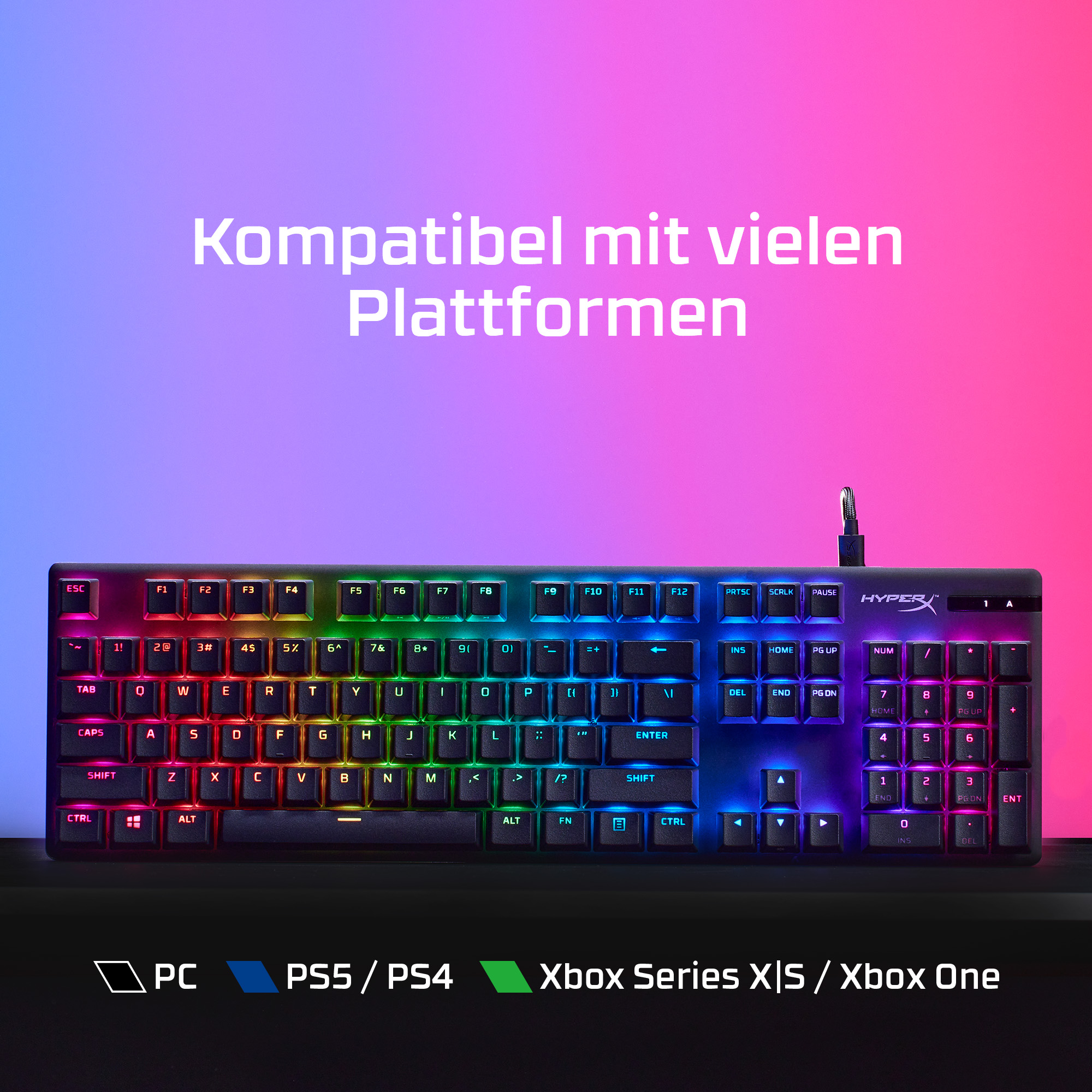 HP HyperX HX AYO PBT HXR GKBD (P)