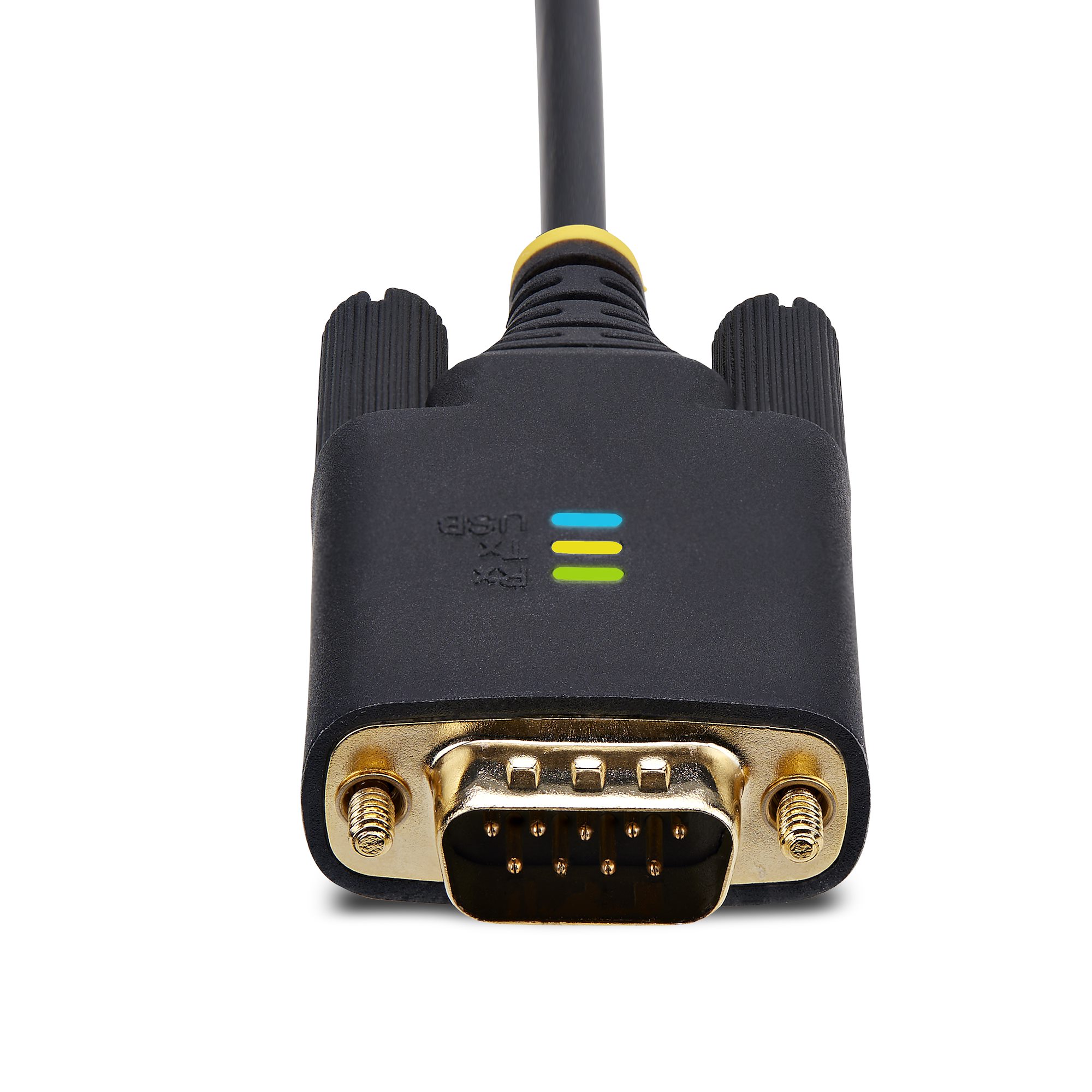 STARTECH.COM 1m USB auf Seriell Adapter COM-Retention FTDI USB-A zu DB9 Kabel USB RS232 Wechselbare Schrauben/Muttern