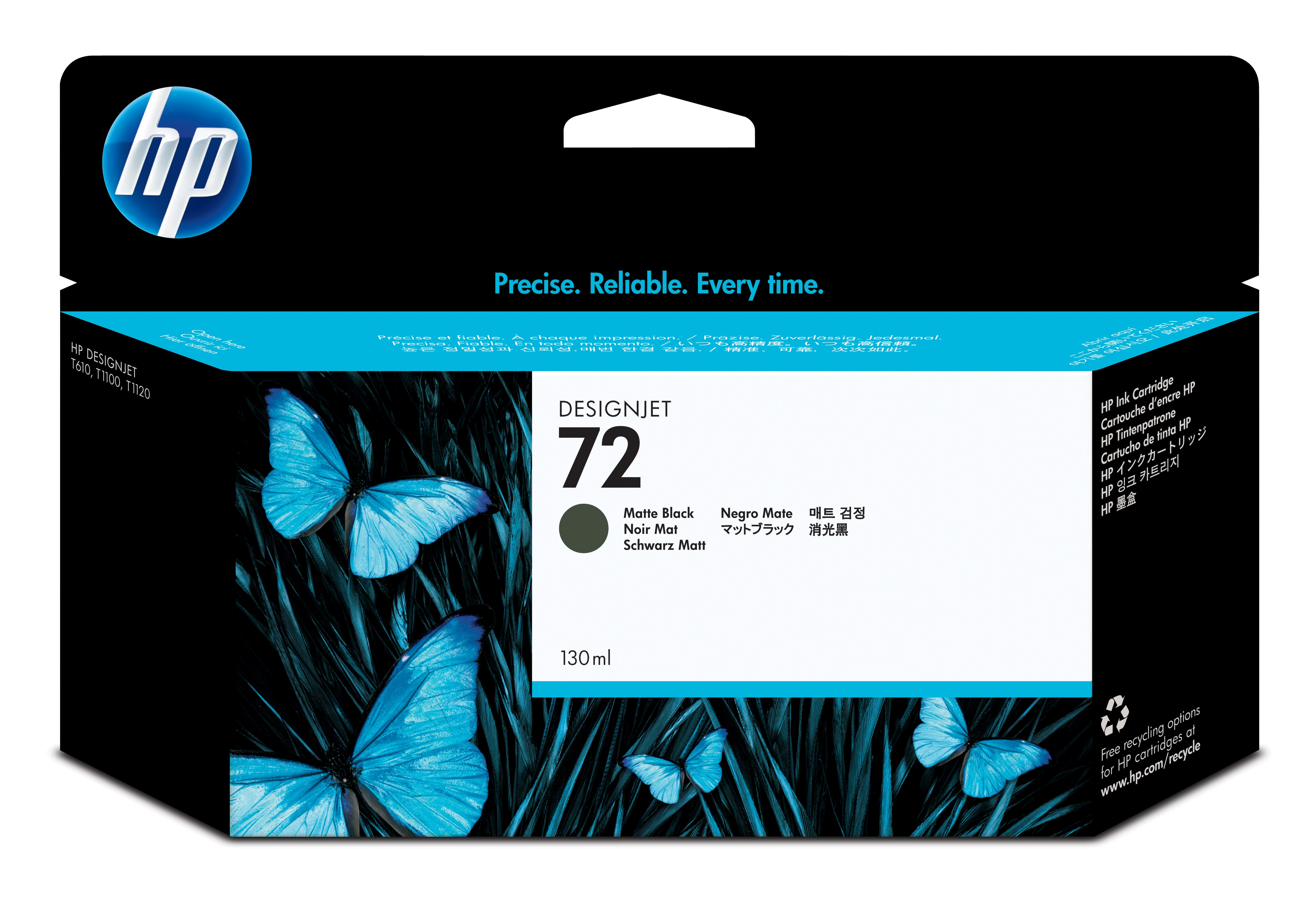 HP 72(C9403A) schwarz matt Druckerpatrone