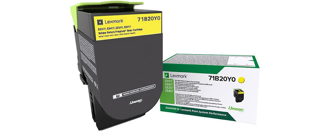 Lexmark 71B20Y0 gelb Toner