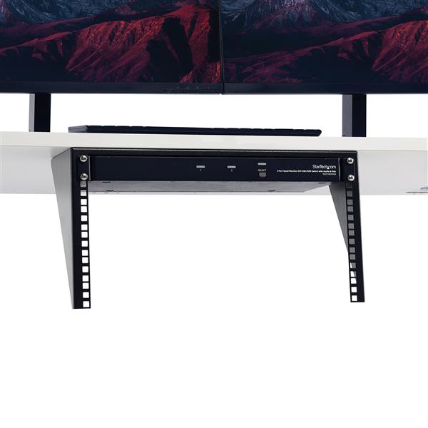 StarTech.com 6HE Wandmontage Halterung 19 Zoll Schwarz 6U