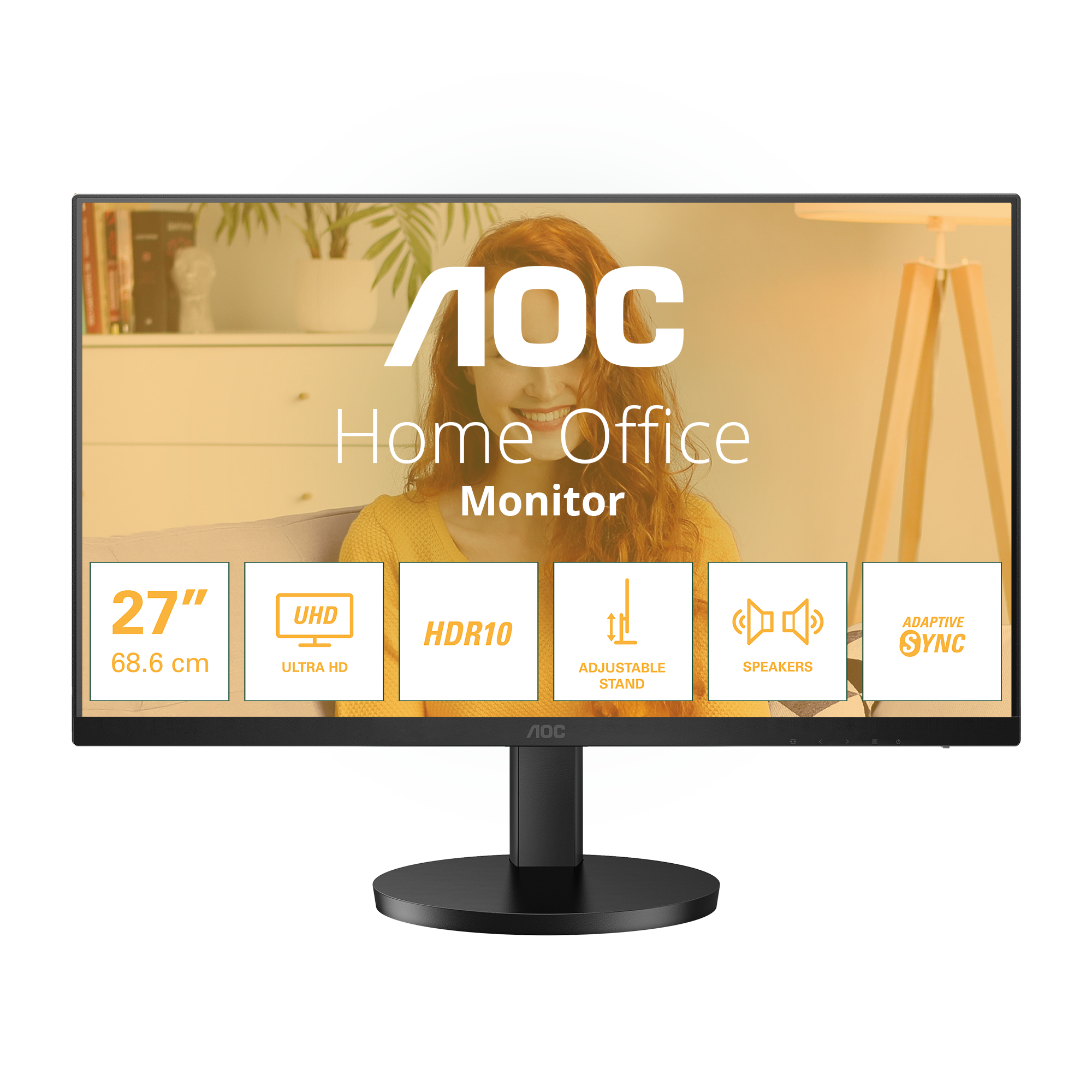 AOC U27B3AF - 27 ZOLL UHD MONIT HHENVERSTELLBAR HDR10 (3840X2160