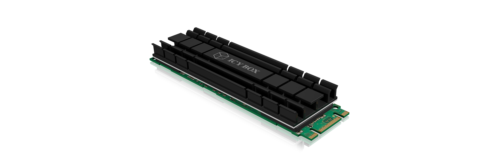 Kühlkörper IcyBox SSD M.2 2280 IB-M2HS-701 black