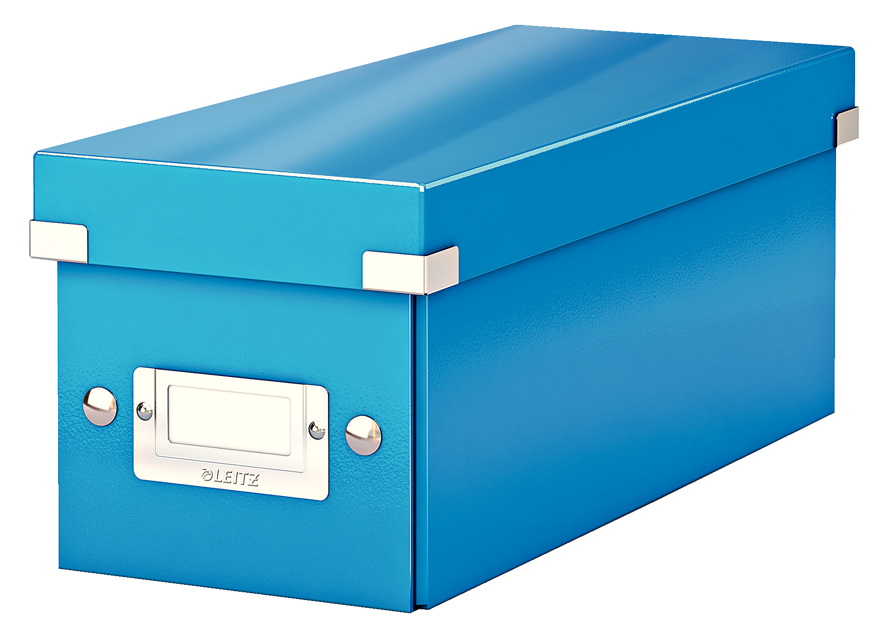 LEITZ CD-/DVD-Box Click & Store blau, 1 St.
