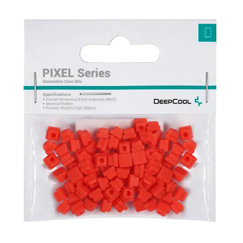 PIXEL Series rot, Dekoration