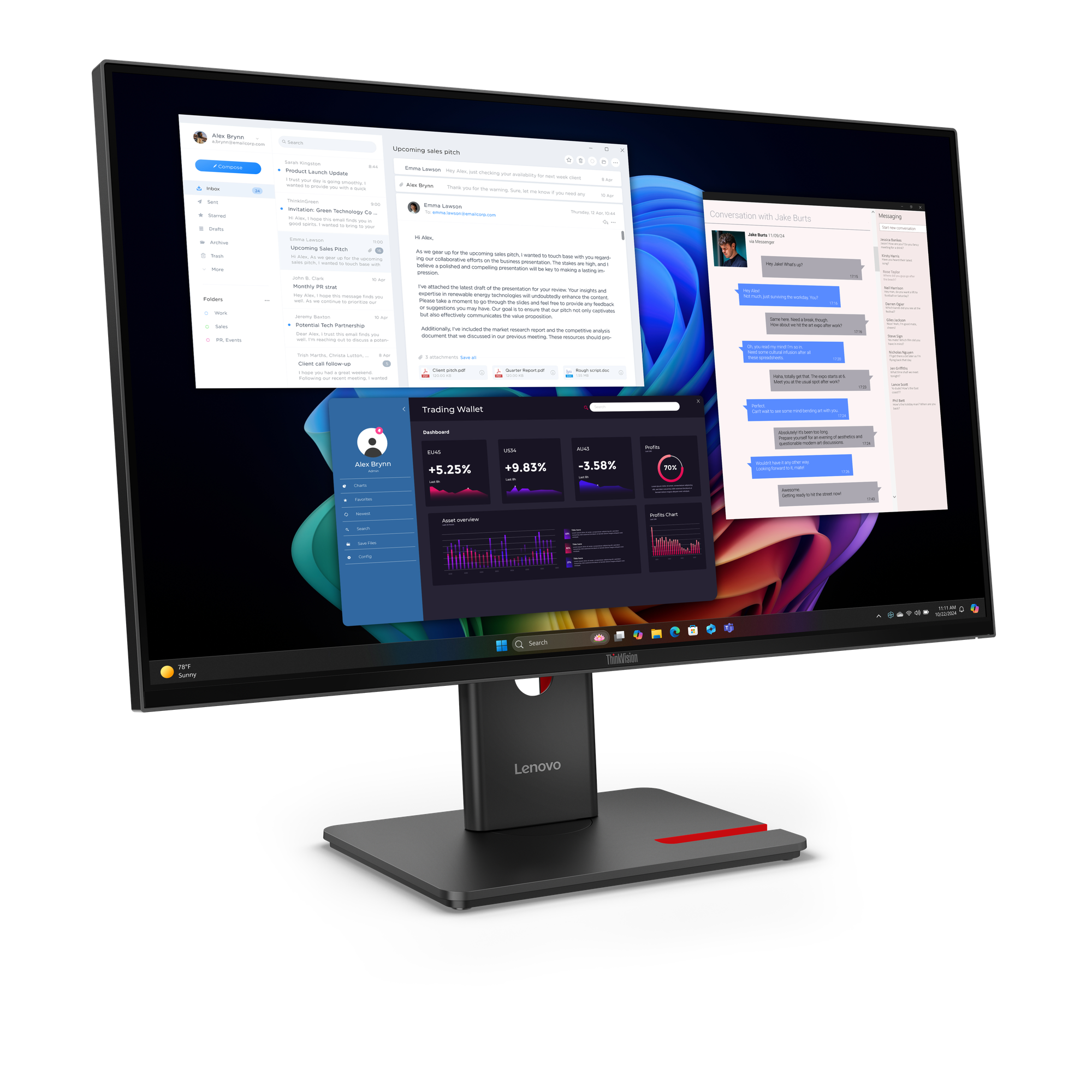 T27UD-40 27.0 4K UHD IPS 16:9 350CD/M L/T/P/S ENET USB-C