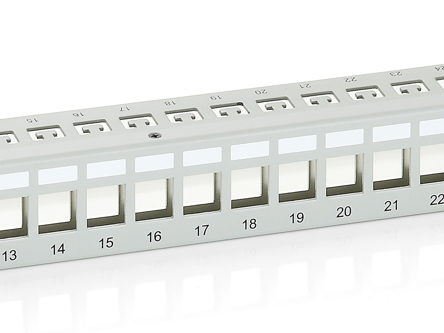 Equip 19 Patchpanel 24xKeystones FTP 1U LSA/110 RAL7035