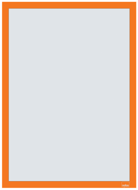 nobo Magnetrahmen selbstklebend orange A3, 2 St.