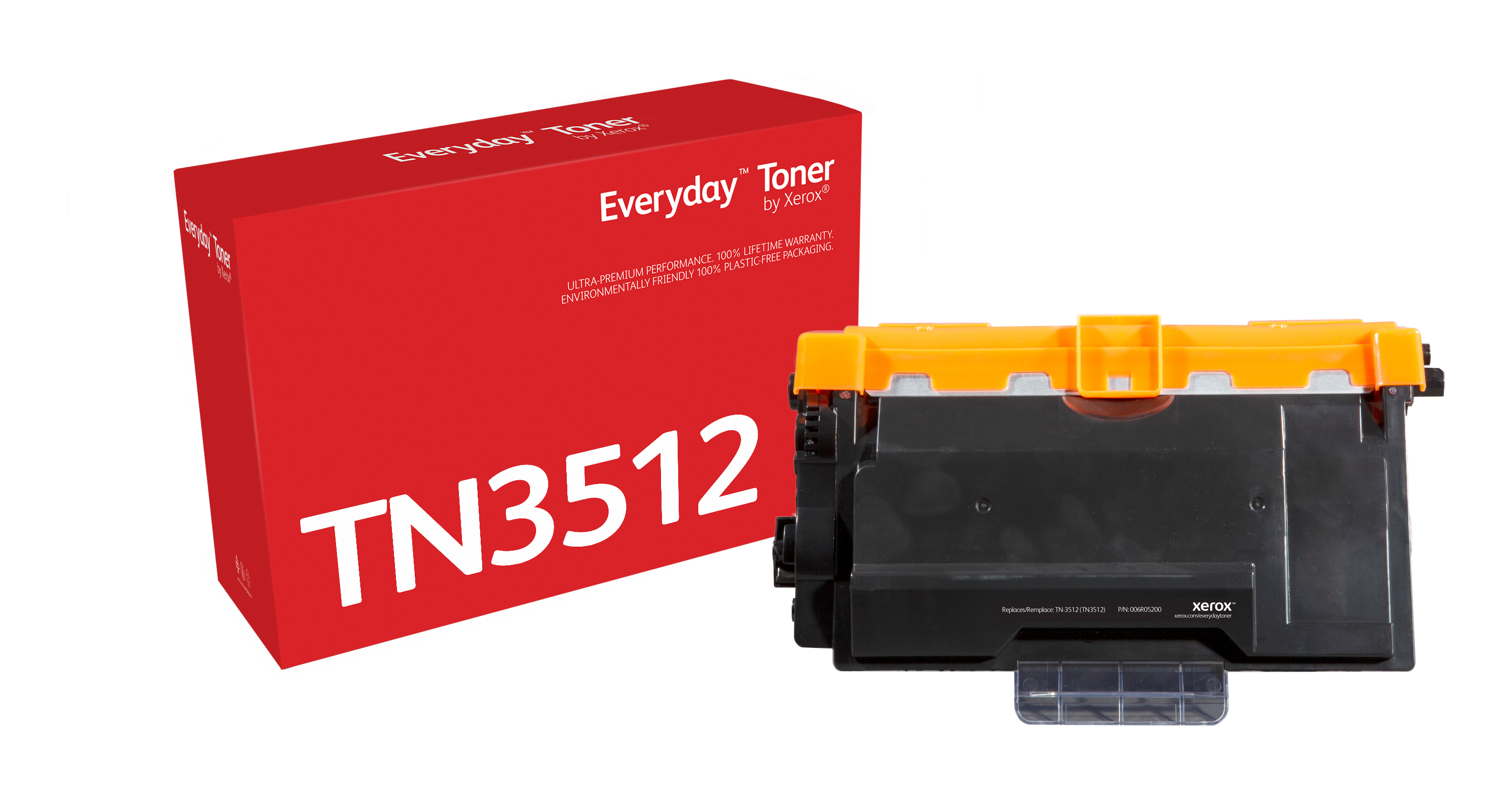 Xerox Everyday Schwarz Toner kompatibel mit Brother TN3512 Extra hohe Kapazität