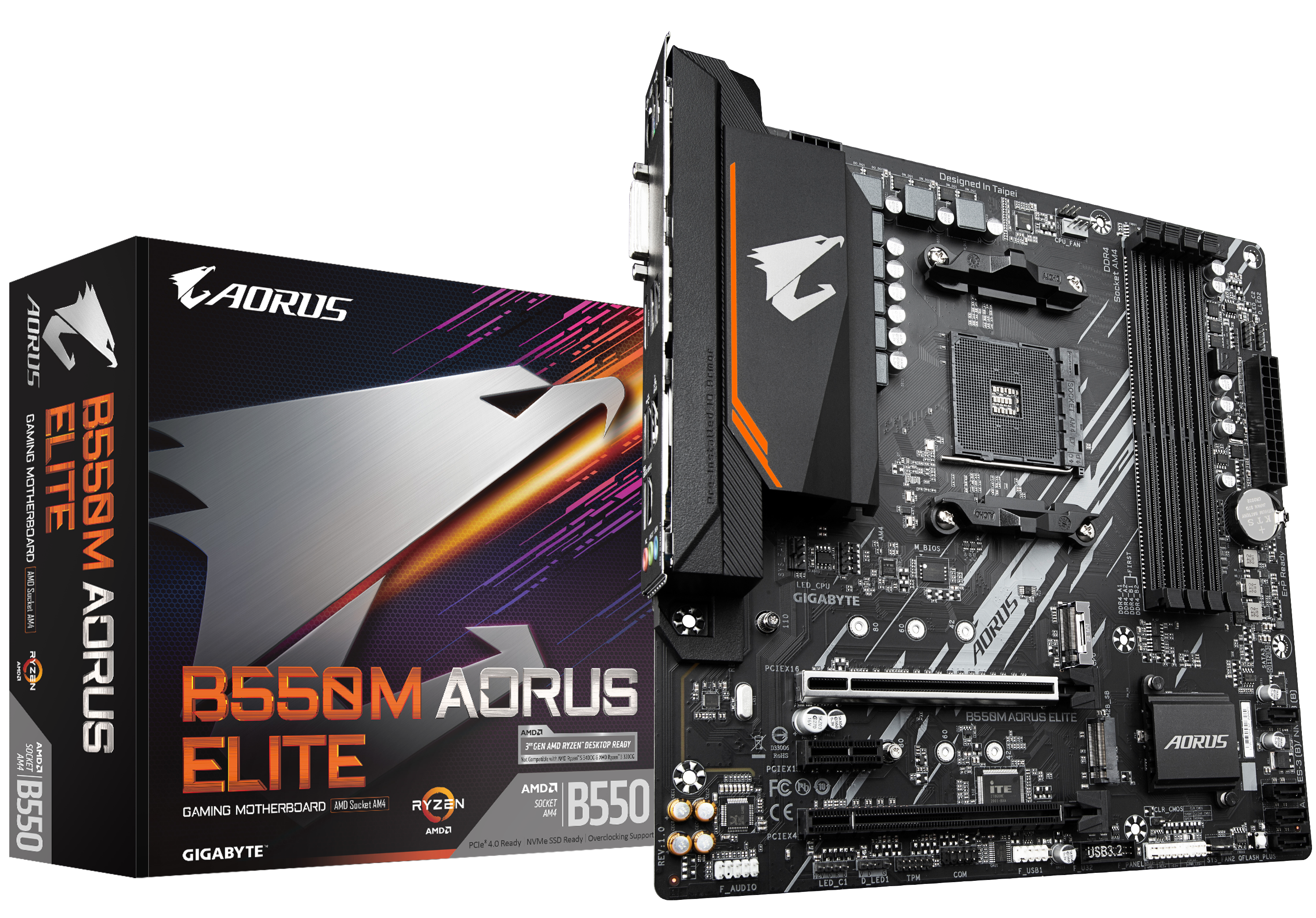 Gigabyte GA-B550M-AORUS ELITE (AM4) (D)