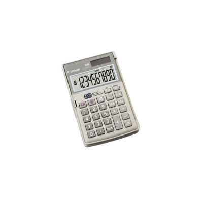 Canon LS-10TEG Taschenrechner grau/metallic