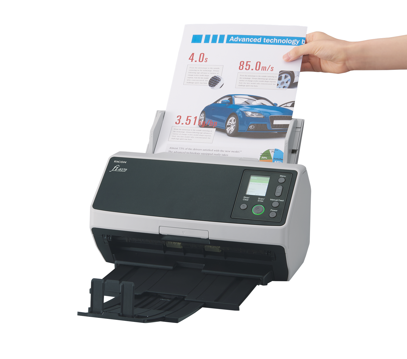 RICOH fi-8170 Scanner A4 70ppm