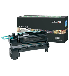 LEXMARK C792 Toner schwarz Standardkapazität 20.000 Seiten 1er-Pack return program