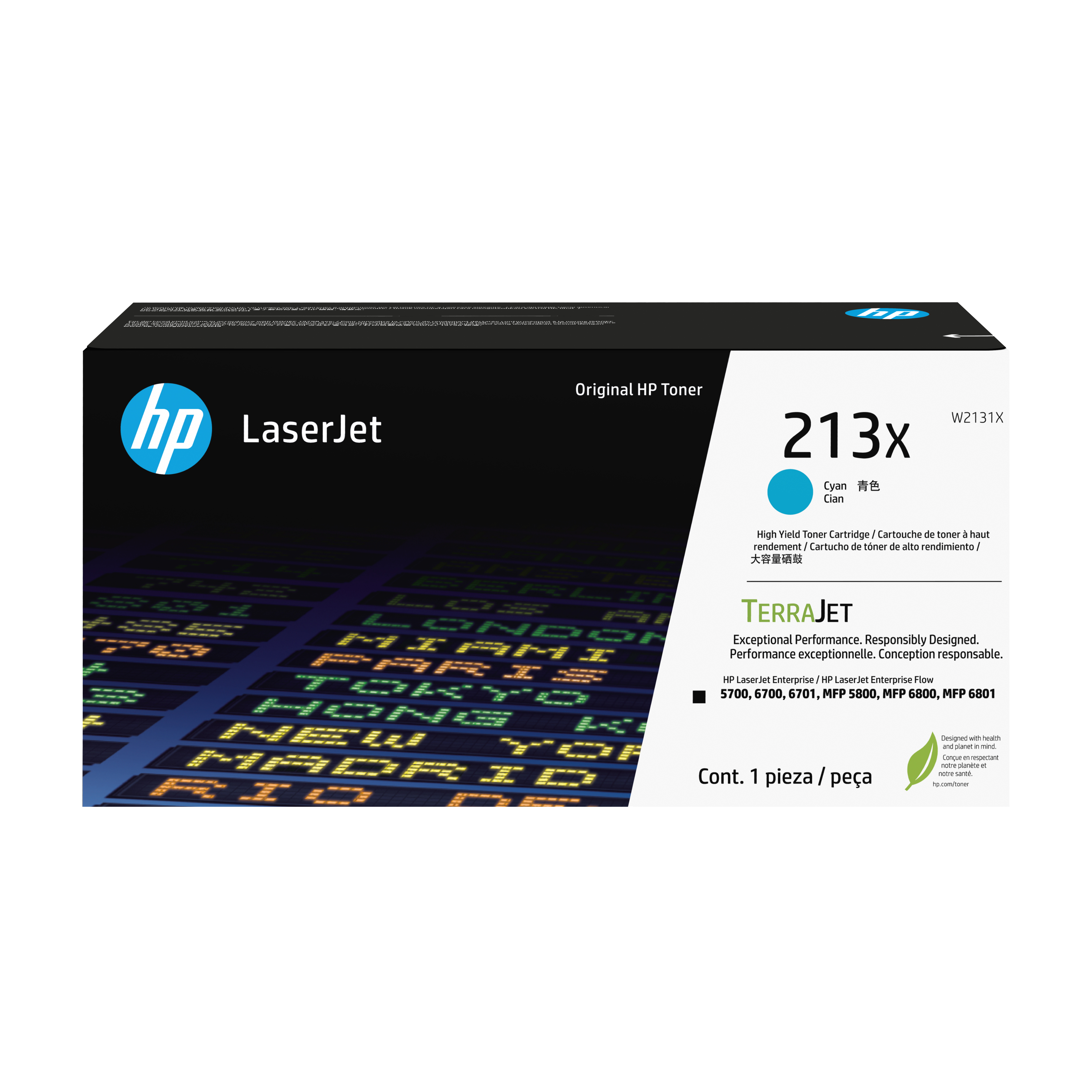 HP 213X (W2131X) cyan Tonerkartusche