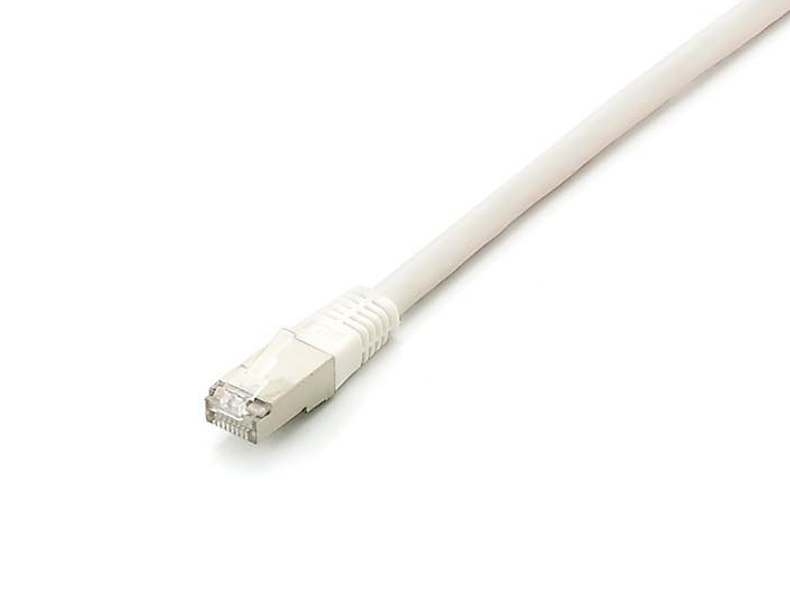 Equip Patchkabel Cat6A 10x S/FTP 2xRJ45 0.25m weiß Plat
