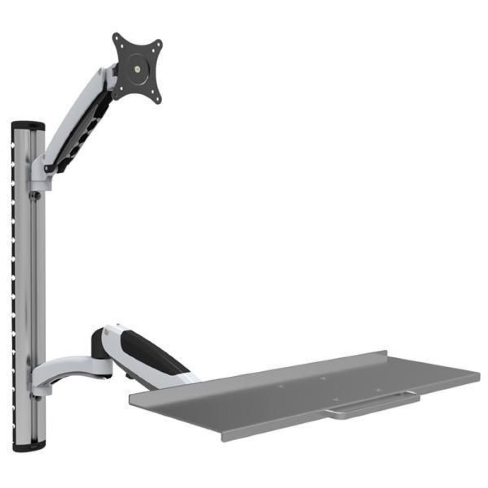 EFB Techly Wandhalterung für 38,1cm 15Zoll - 68,58cm 27Zoll Tastaturablage und Arm