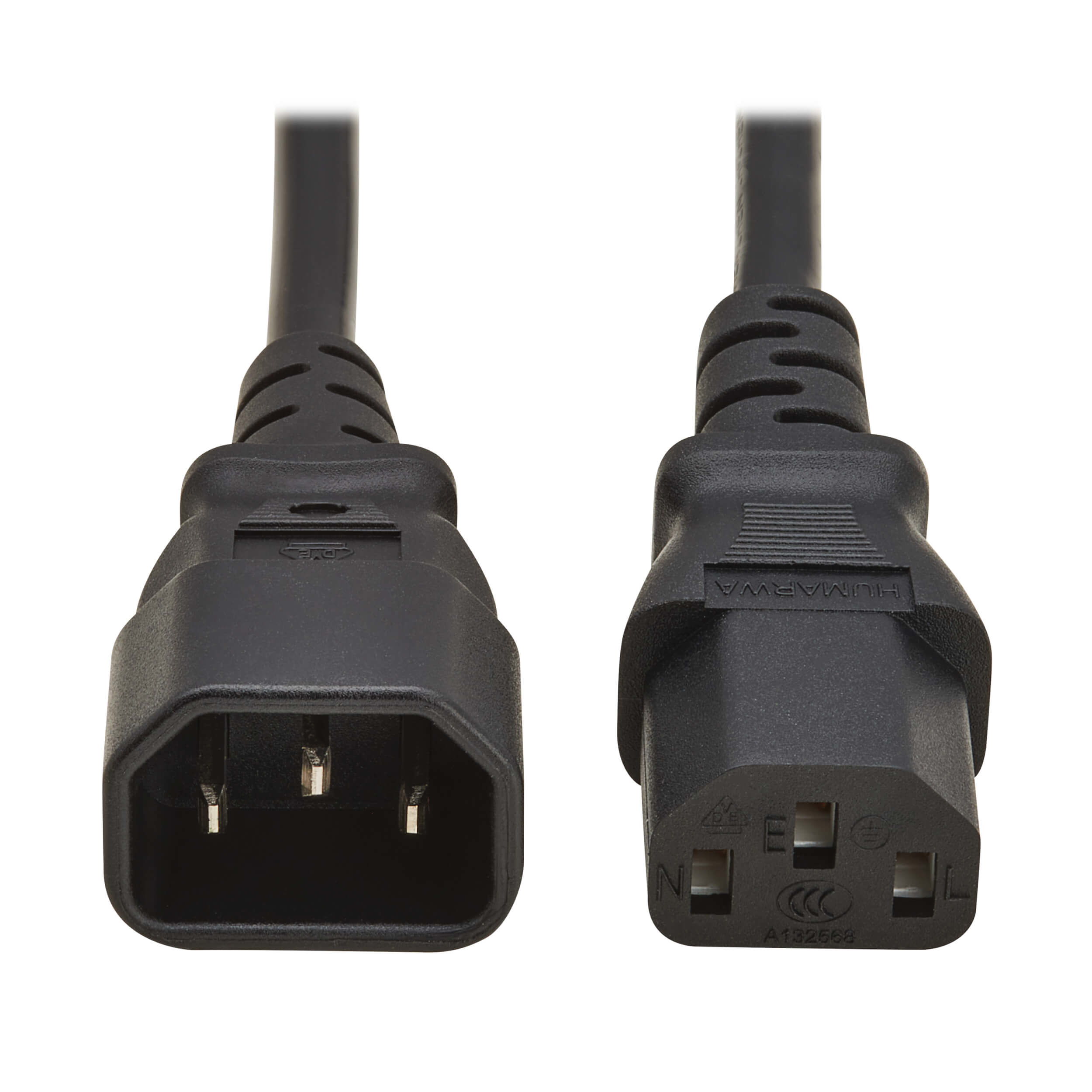 EATON TRIPPLITE PDU Power Cord C13 to C14 10A 250V H05VV-F 2m BK Power cable power IEC 60320 C13 to IEC 60320 C14 AC 250V 10 A 2m