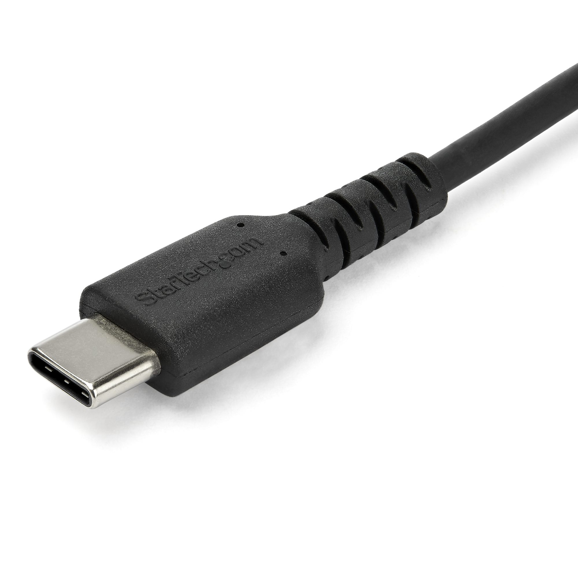 2 M USB 2.0 TO USB C CABLE CABLE BLACK ARAMID FIBER