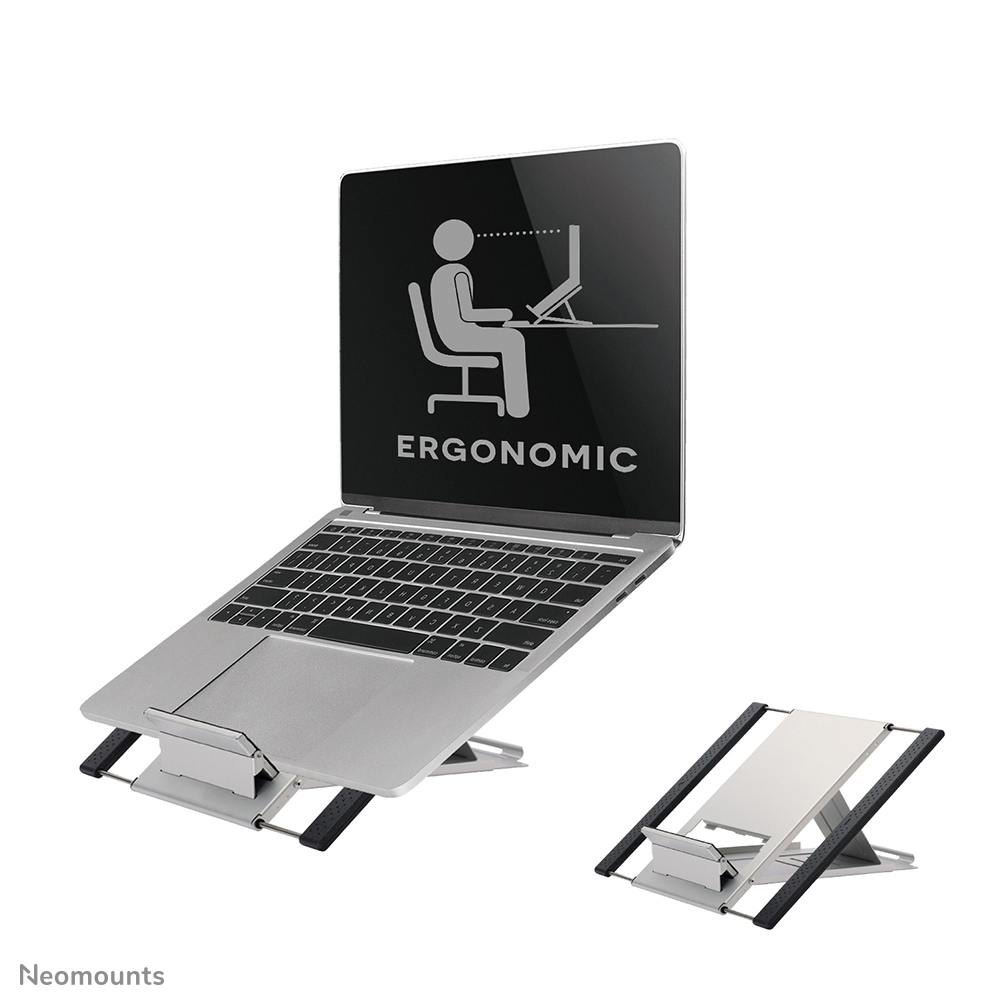 NEOMOUNTS NSLS100 Laptop Tischhalter verstellbar Farbe Silber