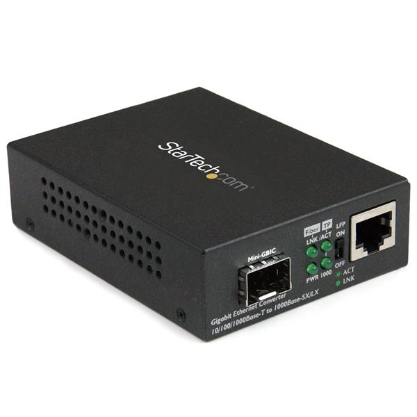 STARTECH.COM Unmanaged Gigabit Fiber Media Converter - Open SFP low cost