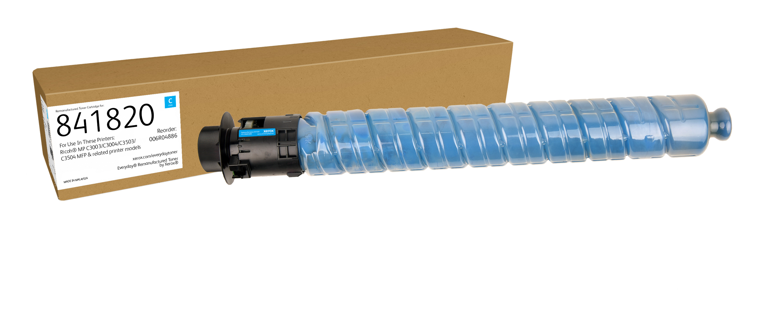 Xerox Everyday Toner Cyan wiederaufbereiteter kompatibel mit Ricoh 841820