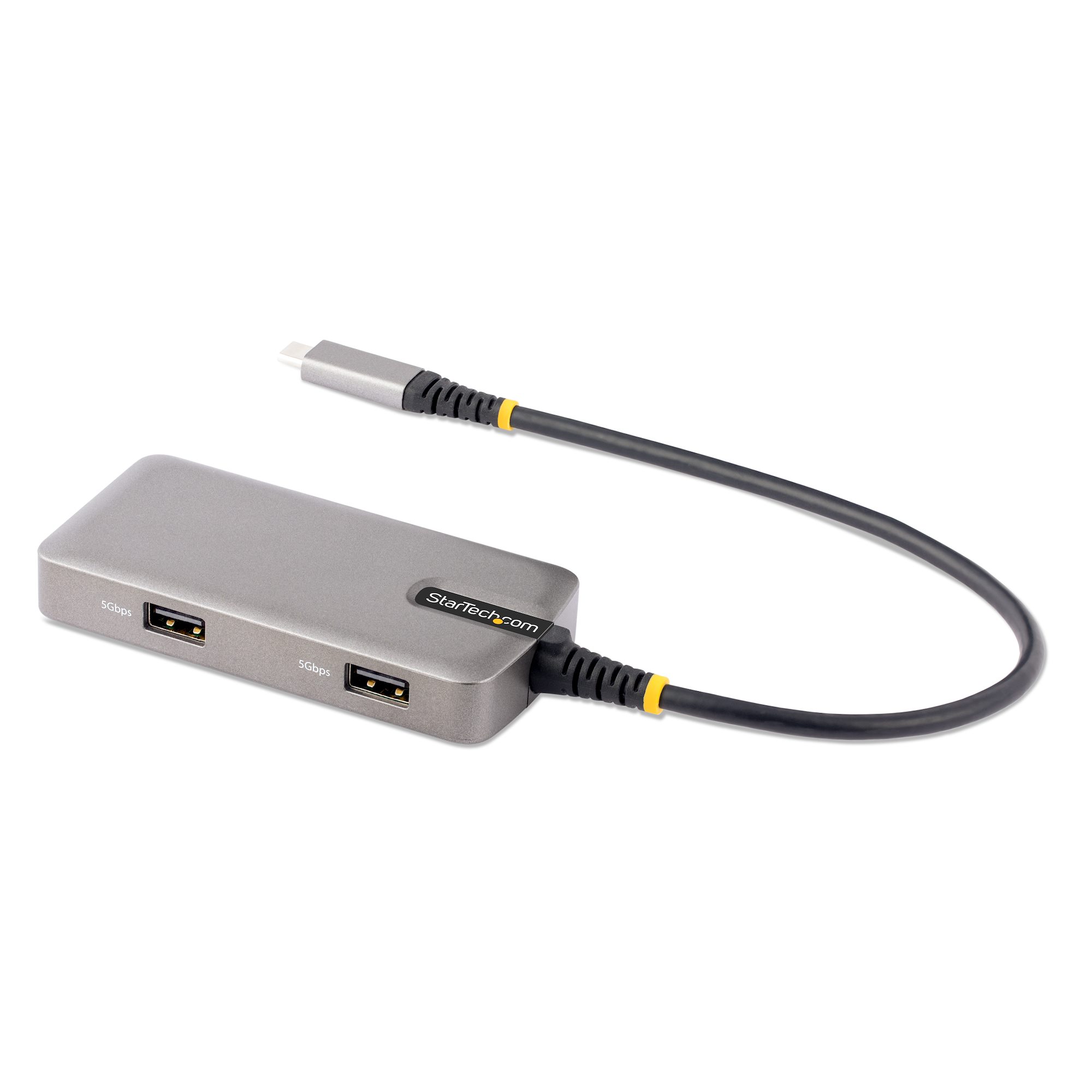 STARTECH.COM USB-C Multiport Adapter - 4K 60Hz HDMI - 2 Port USB Hub - 100W PD - Works with Chromebook-Laptop Dockingstation
