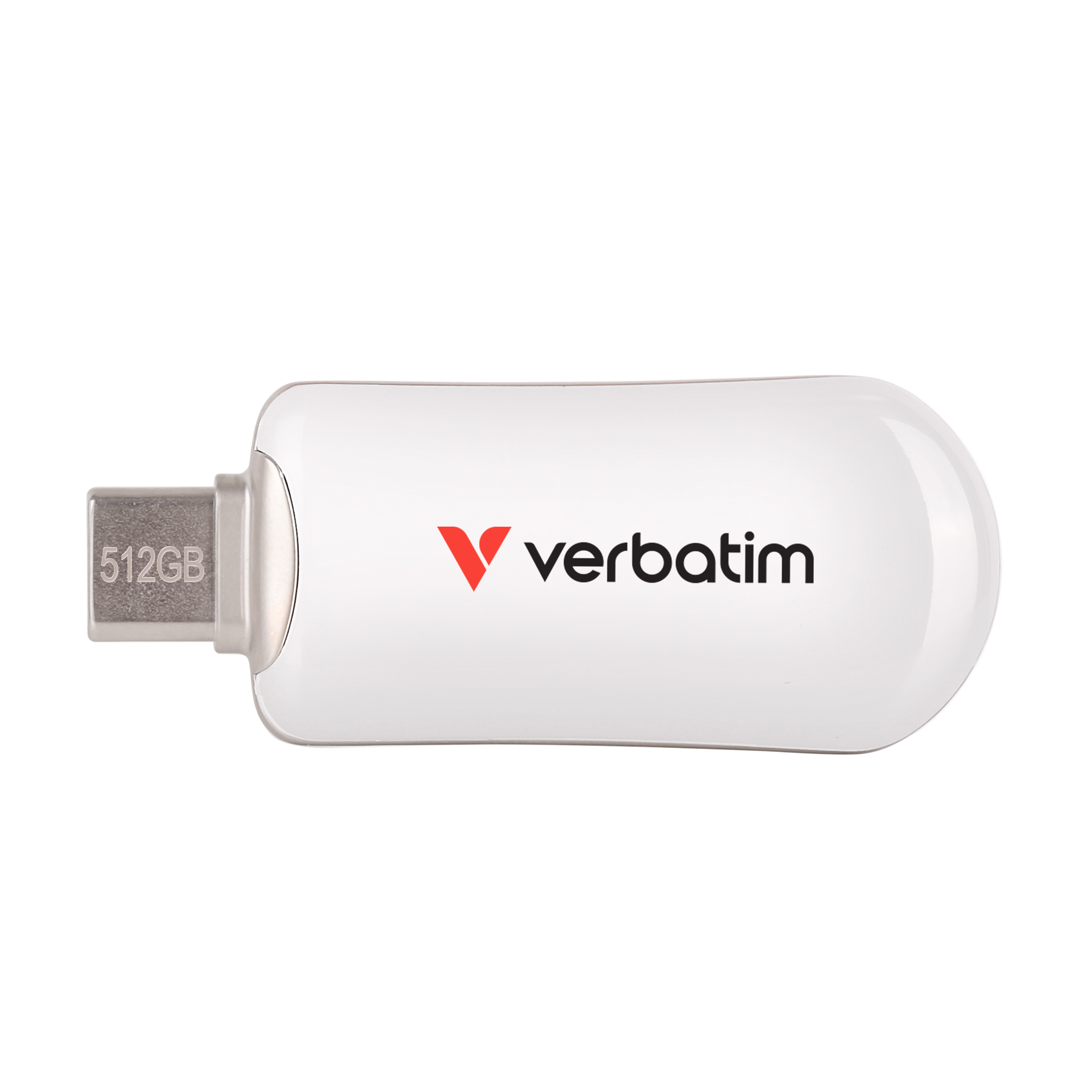 Verbatim Plectra White 512GB USB-C Flash Drive 30231
