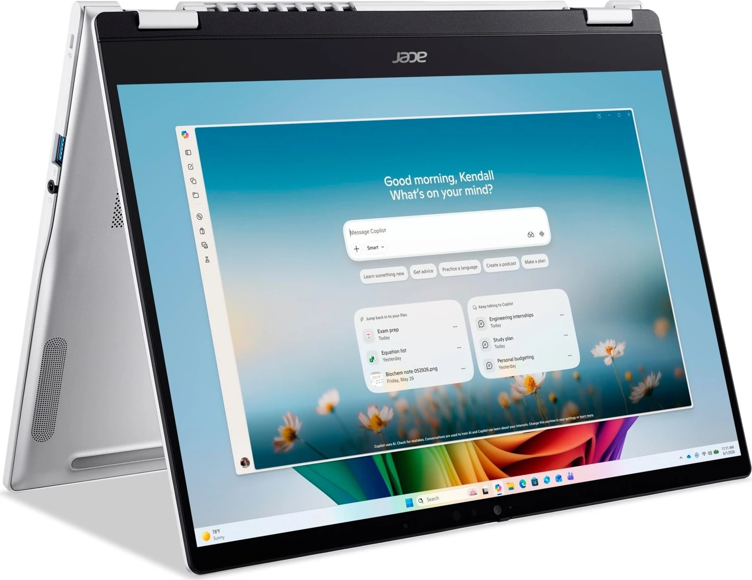 Acer Swift Spin 14 U7-355 16 512 SFSP14-I51T-79CL W11H