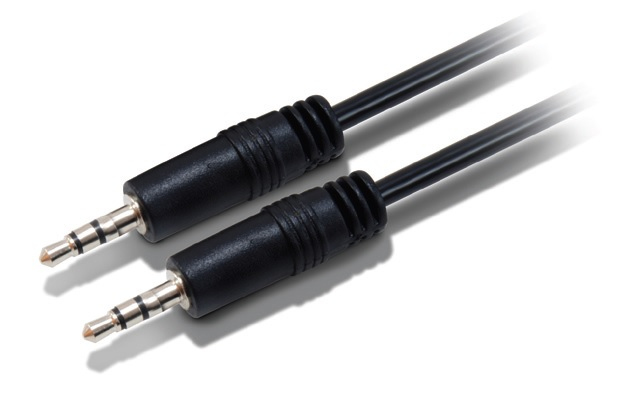 Equip Audiokabel 3.5mm->3.5mm St/St 2.50m schwarz Polybeutel