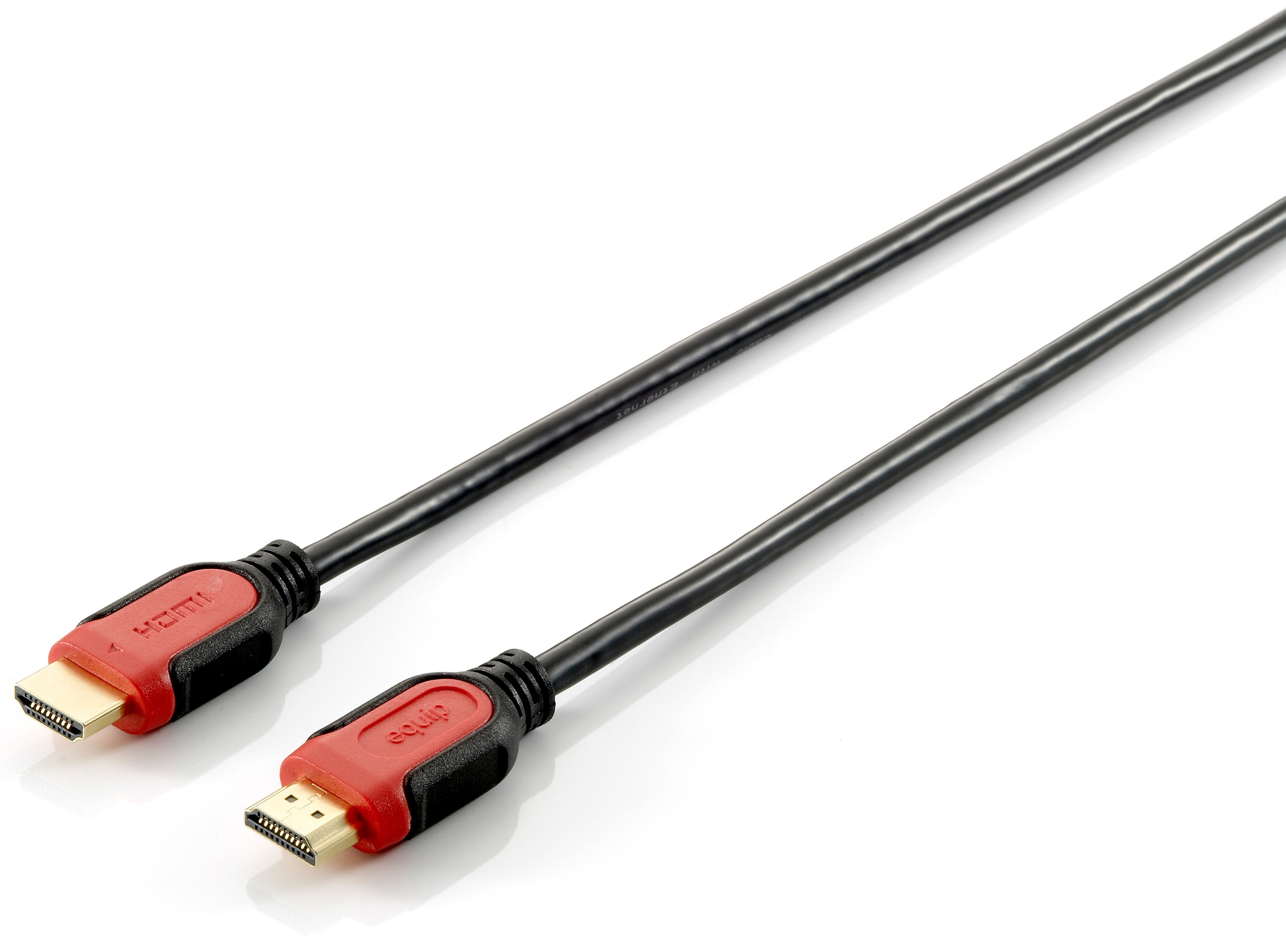 Equip HDMI HS Ethernet 2.0 18Gbps 4K/60Hz 1.00m rt/sw Polybeutel