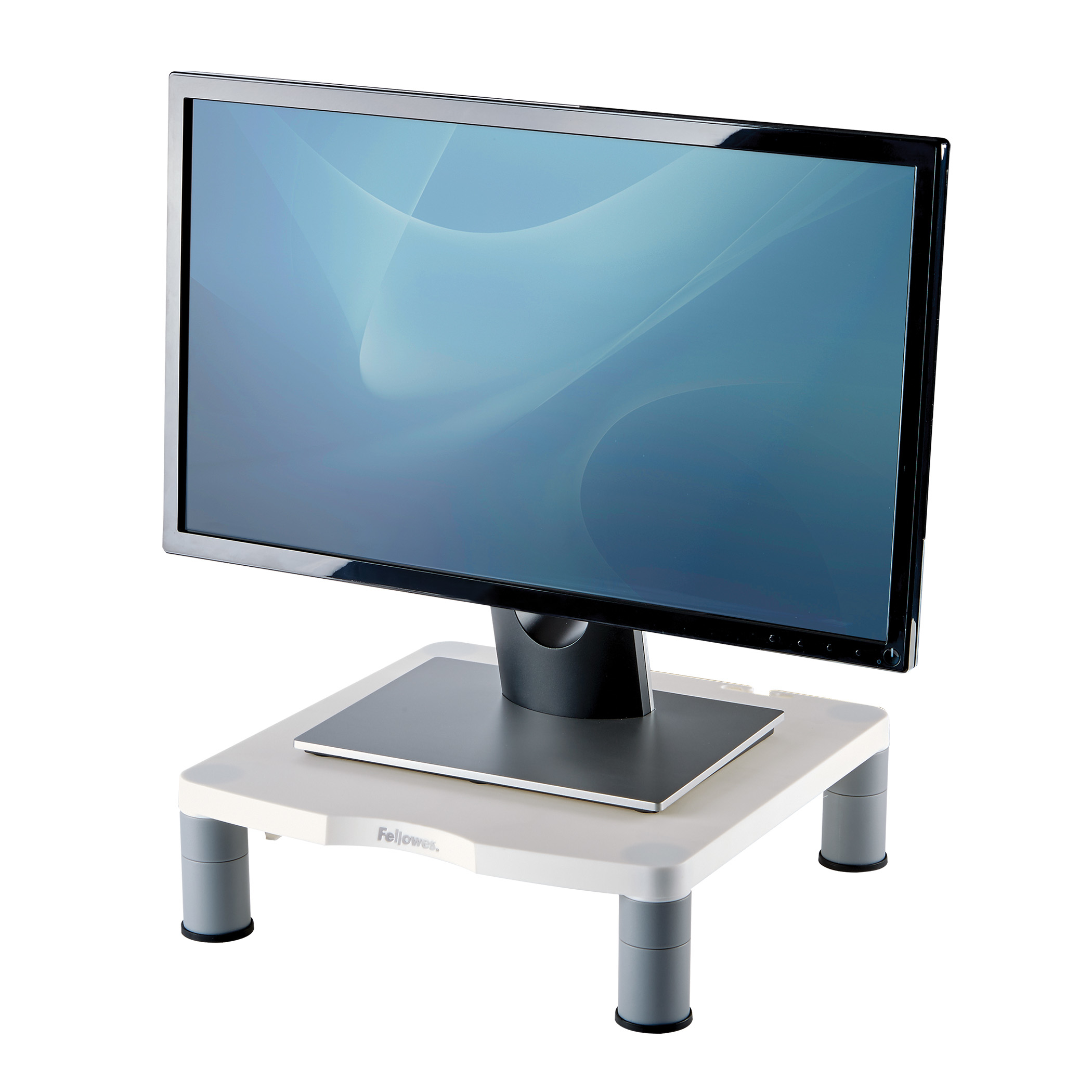 Fellowes Monitorständer weiß, silber