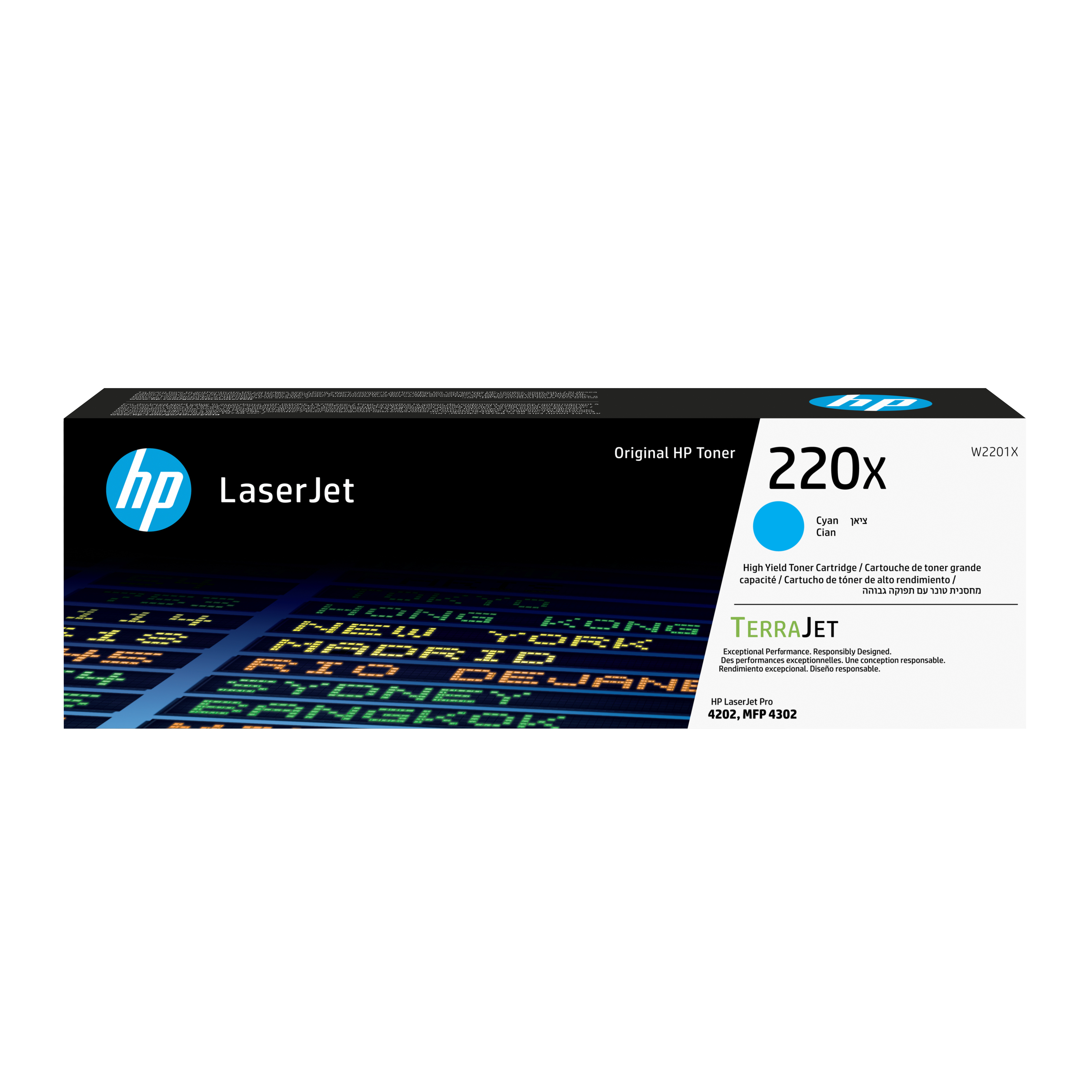 HP 220X Cyan LaserJet Tonerpatrone