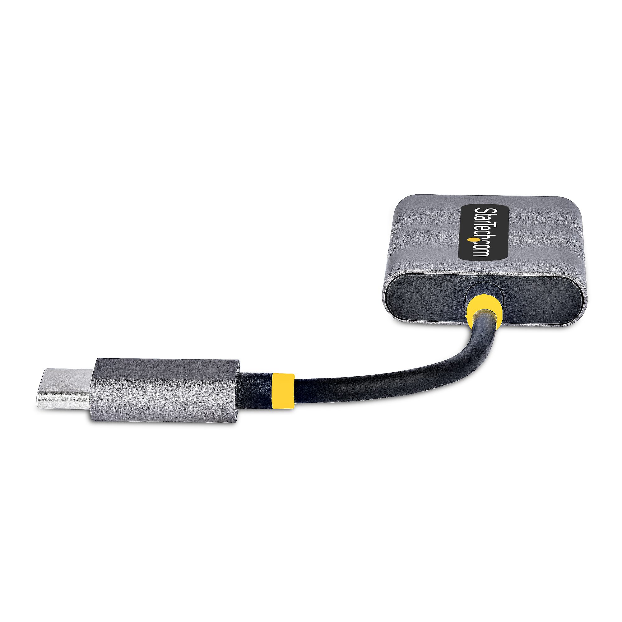 STARTECH.COM USB-C Audio Splitter USB-C Dual Kopfhörer Splitter/Adapter mit Mikrofoneingang USB-C auf Klinke für 2 Kopfhörer
