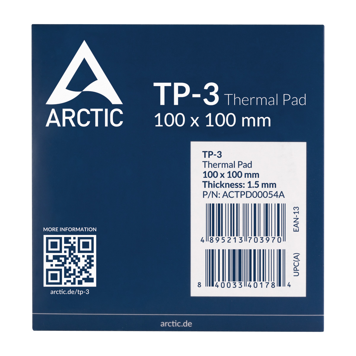 ARCTIC Thermal Pad TP-3 100*100 mm (1,5mm)
