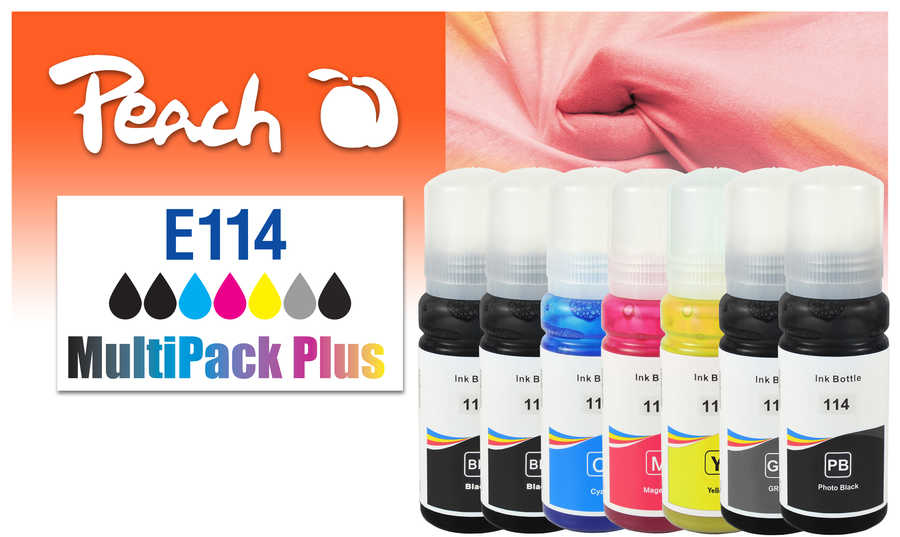 Peach Patrone Epson CISS 114 MutliPack Plus remanufactured