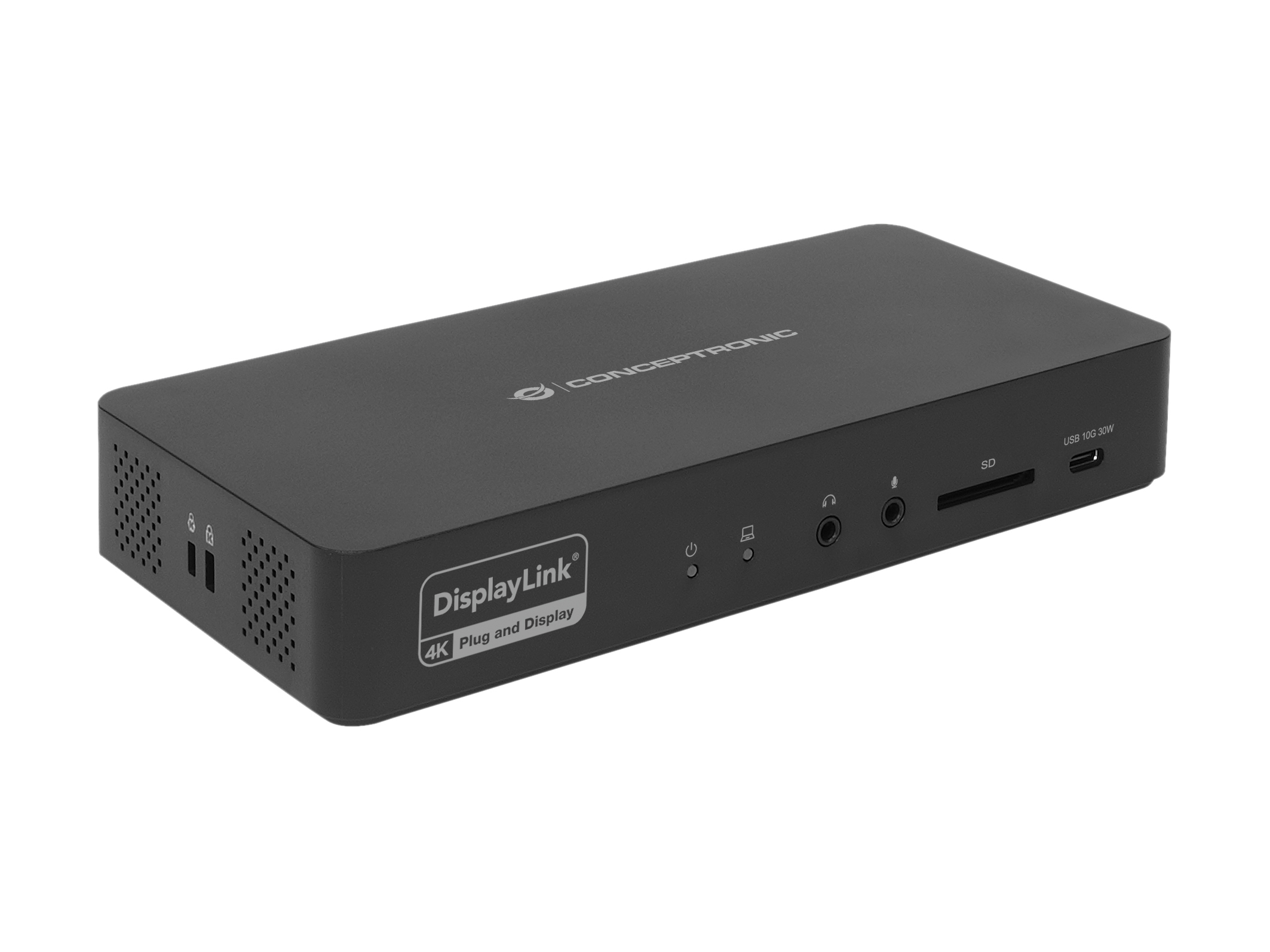 CONCEPTRONIC 17-1 Dock USB-C->HDMI/DP/GbE/3xUSB-C/+ 135W sw