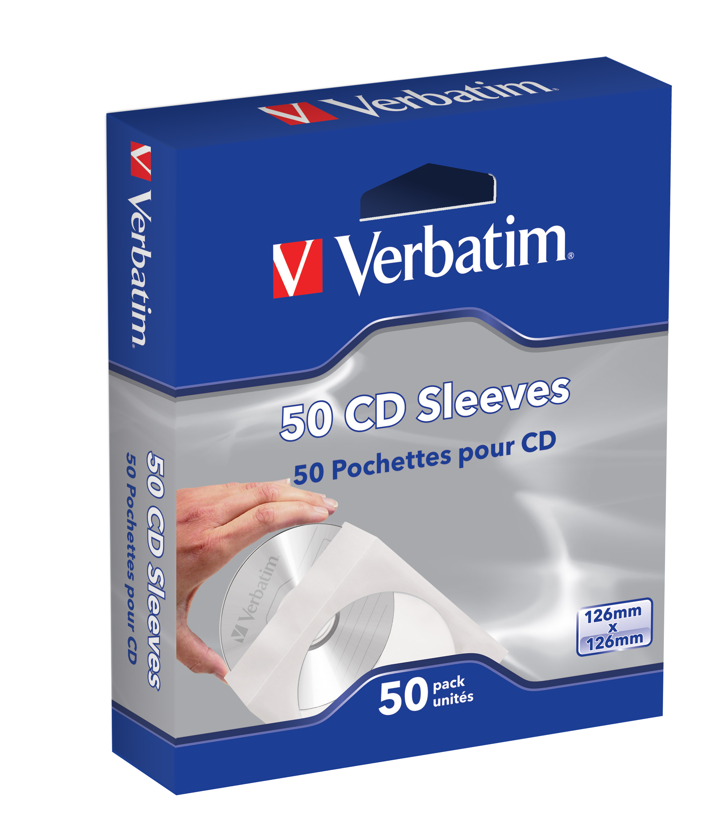 CD/DVD-Hüllen Papier 50er Pack Verbatim