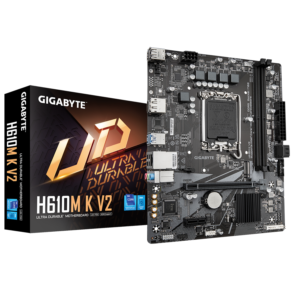 Gigabyte H610M K V2 (H610,S1700,mATX,DDR5)